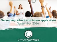 Gwynedd parents urged to apply for Year 7 school admissions