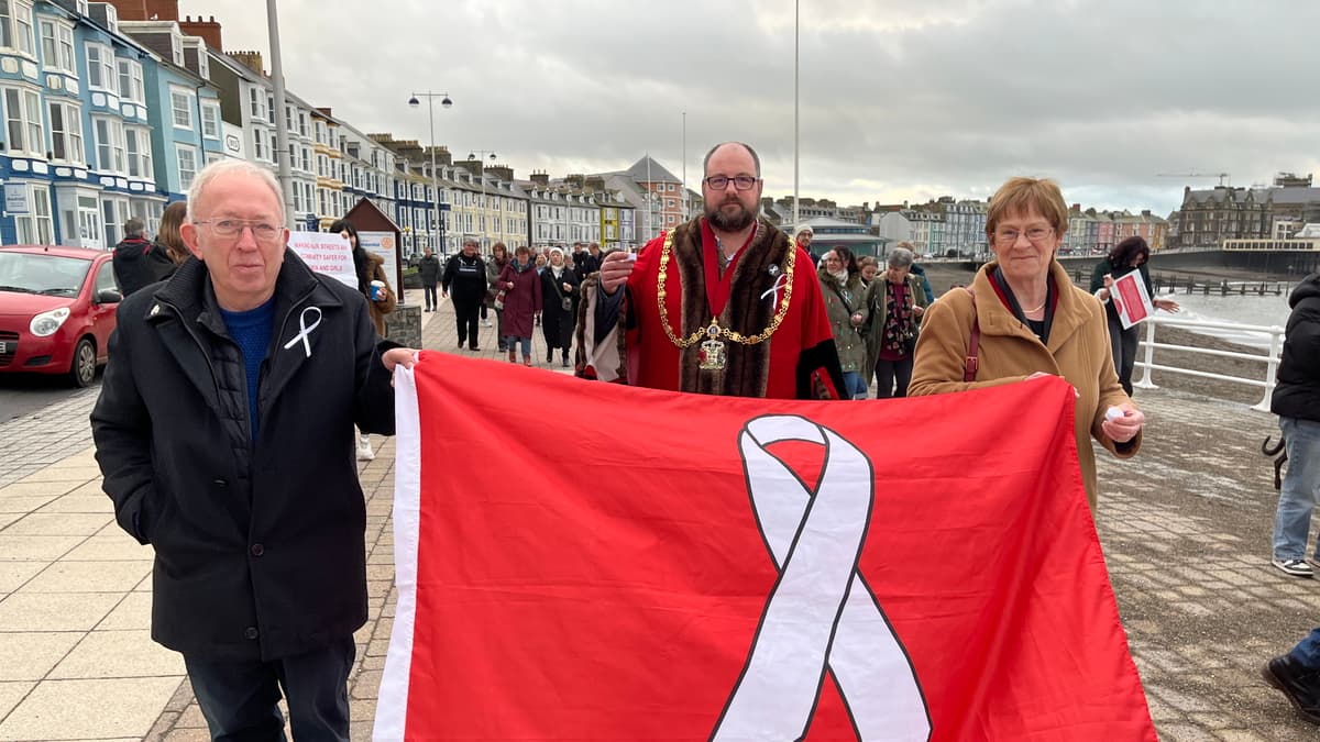 White Ribbon Day: Aberystwyth men take pledge to support to end ...