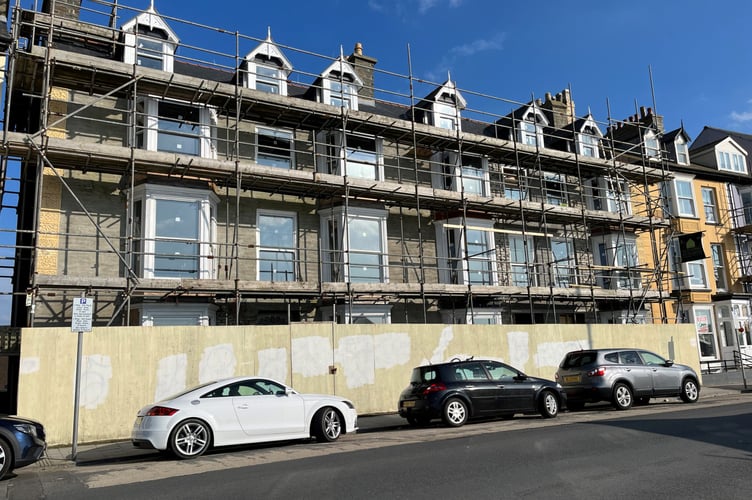 The former Deva building in Aberystwyth.