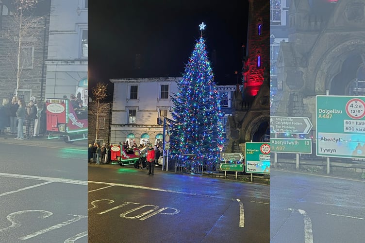 The Christmas tree lights switch-on event was a success