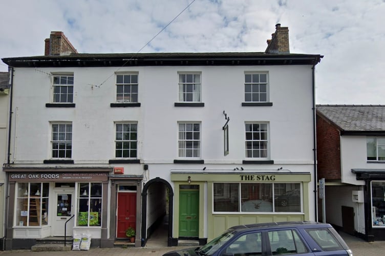The Stagg Inn on Great Oak Street in Llanidloes