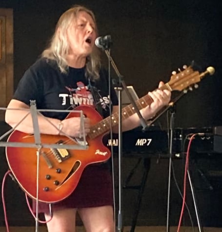 Karen Gemma Brewer on stage