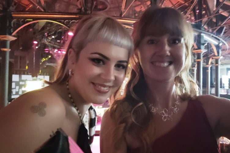 The Magic Lantern's Ella Morgan (Venue Manager) and Sara Hulls (General Manager)