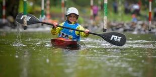 Eight-year-old kayaker Seren Jones goes viral