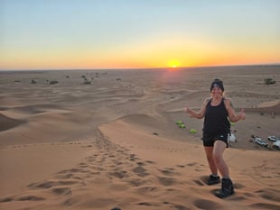 Sahara Trek raises £4,300 for St David’s Hospice