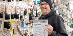 Police tackle knife crime in Barmouth