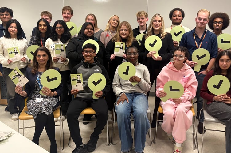 Launch of women's health materials for schools with Cardiff and Vale Youth Board and Minister for mental health and wellbeing