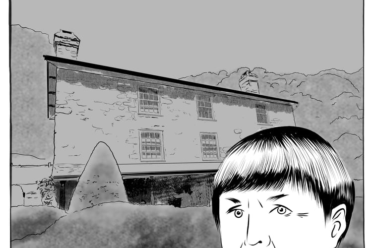 AirBnB cleaner at Plas Yn Rhiw, Llyn Peninsula. Image: Bedwyr Williams