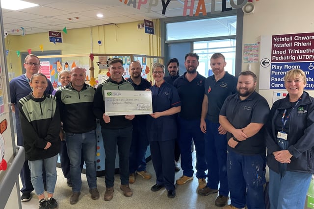 Gruelling 24-hour challenge raises over £6,000 for children’s ward