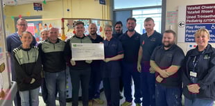 Gruelling 24-hour challenge raises over £6,000 for children’s ward