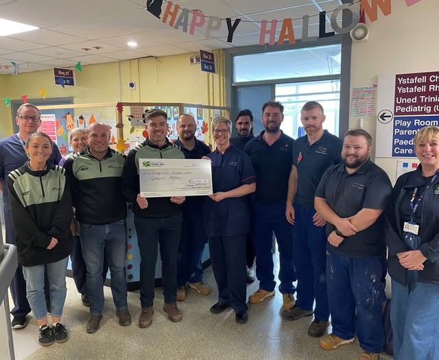 Gruelling 24-hour challenge raises over £6,000 for children’s ward