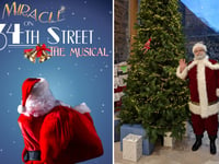 Father Christmas spotted at Aberystwyth Arts Centre to promote show