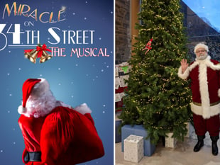 Father Christmas spotted at Aberystwyth Arts Centre to promote show
