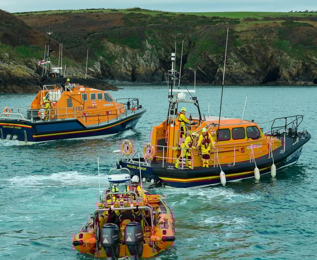 Gwynedd RNLI stations conduct joint multi-casualty training