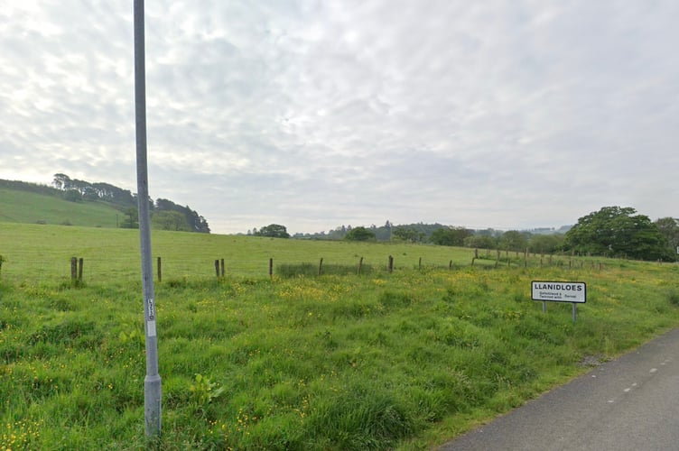 The site on the outskirts of Llanidloes