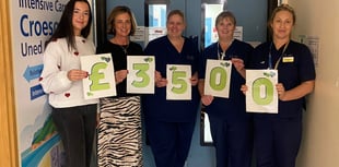 Mum and daughter raise thousands for Glangwili ICU