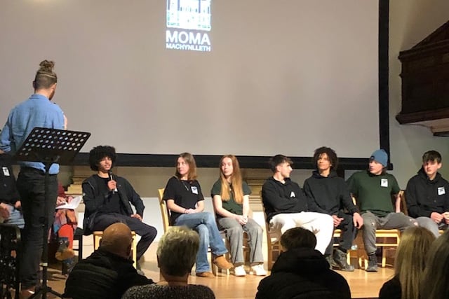 The Dyfi Groms premiere at the Tabernacle in Machynlleth. Photo: Dyfi Groms