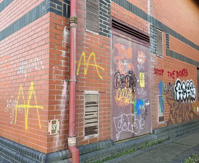 Police and council team up to crack down on Aberystwyth graffiti