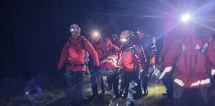 Injured Devon man rescued from Eryri National Park after SOS alert