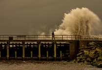In pictures: Storm Bram wreaks havoc on roads across west-Wales