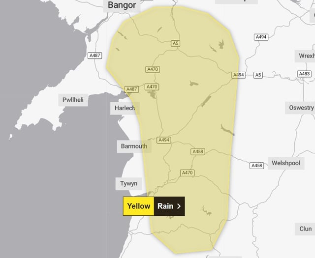 Met Office issues weekend rain warning