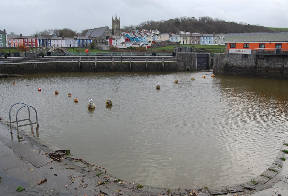 Why Aberaeron's new £36m sea 
defences are off to a rocky start