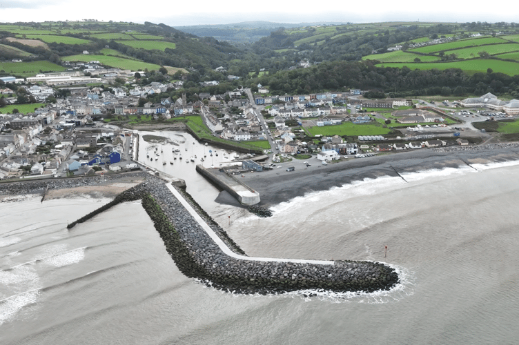 The flood defences were completed in October 2025.