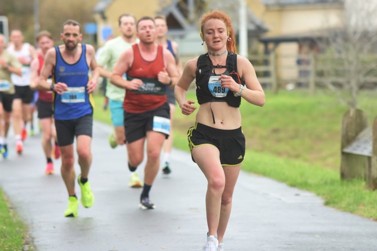 Shelley Musker-Turner was the first Aber AC lady home (Photo: Beverley Hemmings)