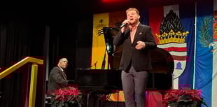 Mo Pleasure represents Aberystwyth at twin town's Christmas market