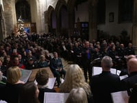 Emergency services carol concert raises over £1,000 for charity