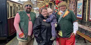 Penrhyndeudraeth toddler tackles RNLI Reindeer Run