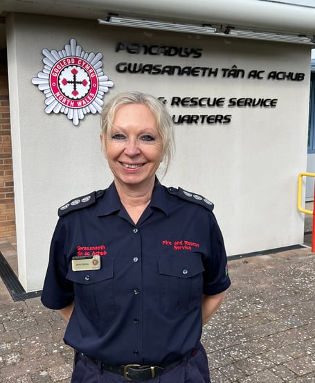 Jane Honey, Community Safety and Arson Reduction Manager for North Wales Fire and Rescue Service