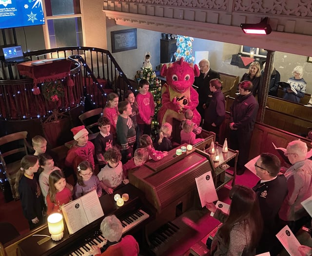 Carol service raises money for two charities