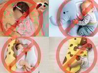Authority issues warning to parents using baby sleep pillows