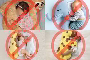 Parents and carers are warned never to use baby sleep pillows.
