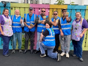 Motorcycle group funds £15k enhancement of children’s ward play area