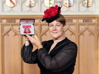 Inspirational Anwen receives her MBE