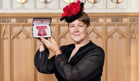 Inspirational Anwen receives her MBE