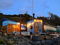 Community sauna returns to Aberdyfi boatyard