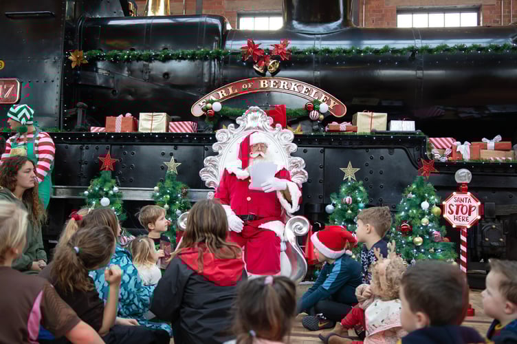 The Vale of Rheidol's Christmas event is taking place right now. Photo: Vale of Rheidol