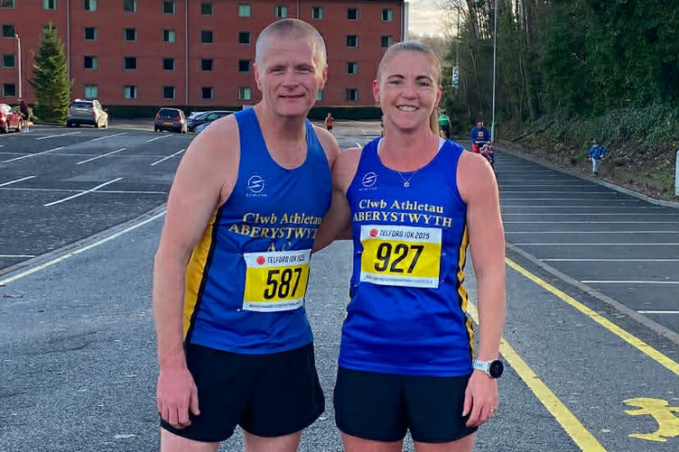 Paul Jones and Gail Evans at Telford