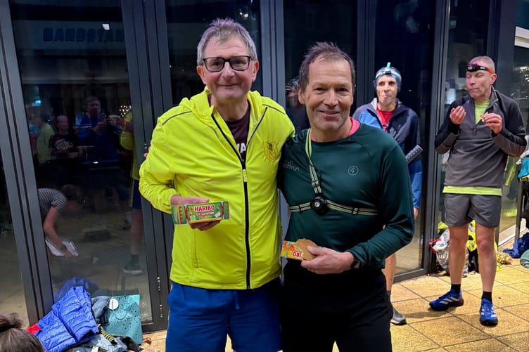 Peter and Dan came in third