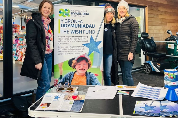 Members of Hywel Dda’s Paediatric Palliative Care Team