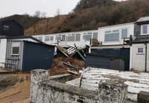 Major landslide damages Nefyn beach properties
