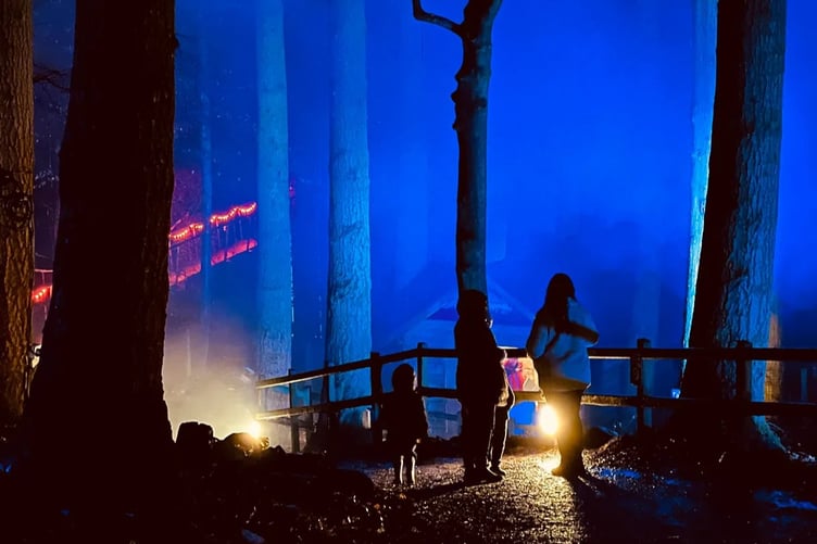 Zip World at Betws-y-Coed offers a Christmas light trail with a difference.