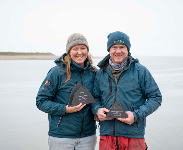 Kate and Dan Stevens win 'Volunteer of the Year' award