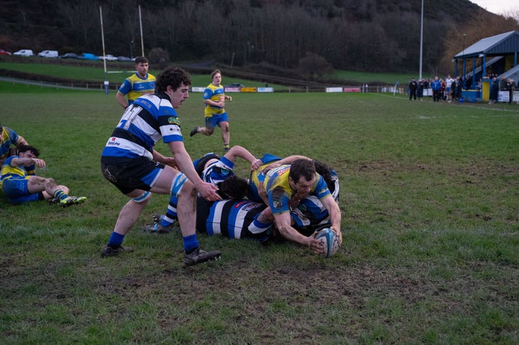 Rhodri Jenkins scores for Aberaeron