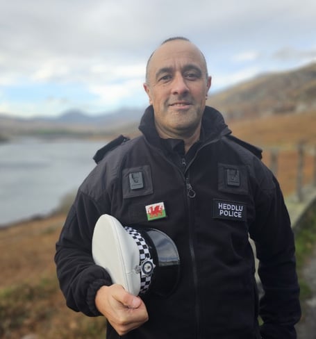 Temporary Inspector Jason Diamond. Photo: North Wales Police