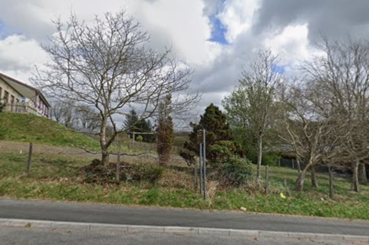 The land at the former primary school in Llandysul