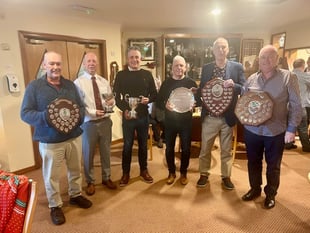 Borth Golf Club's Christmas awards honour winners